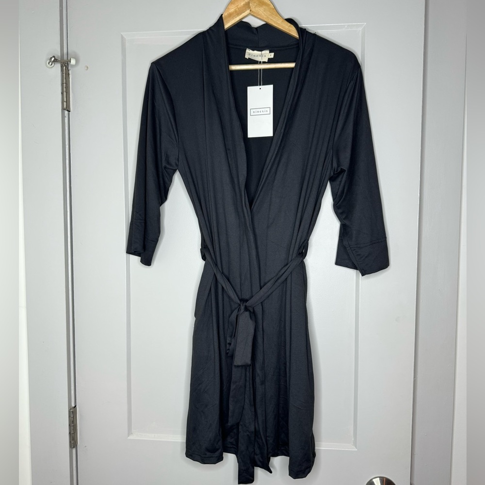 NWT Black Bathrobe